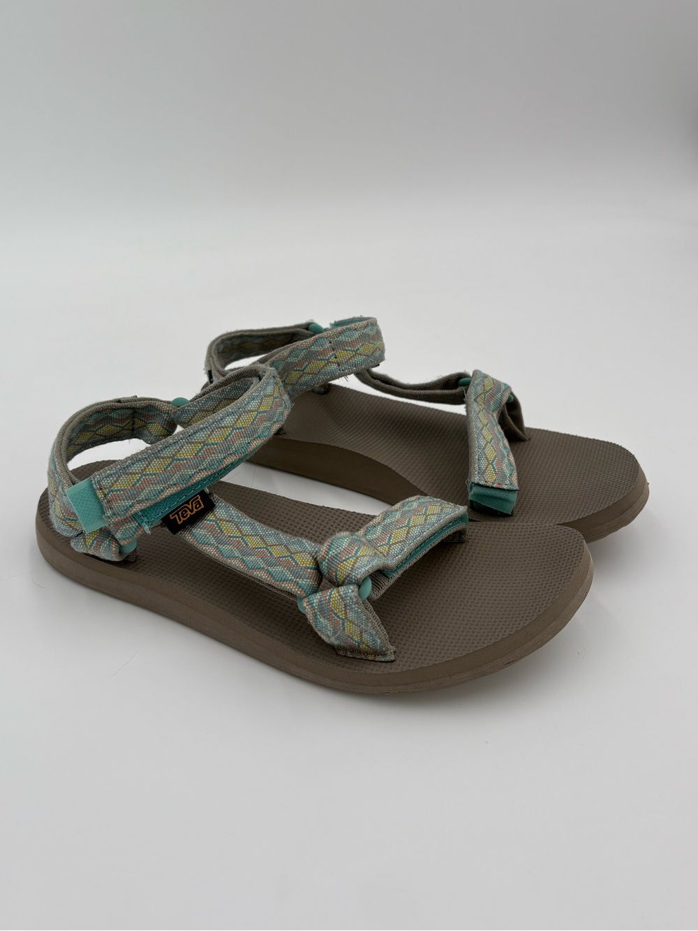 Teva Original Universal Sandals Womens 8 Geometric Multicolor Boho Sport